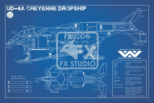 Aliens Dropship Art