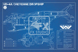 Aliens Dropship Art